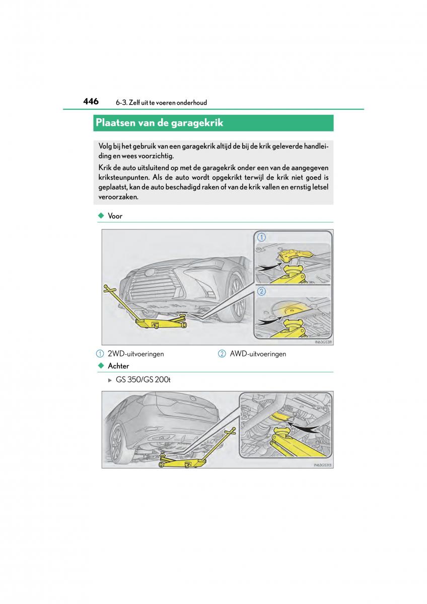 Lexus GS F IV 4 handleiding / page 446