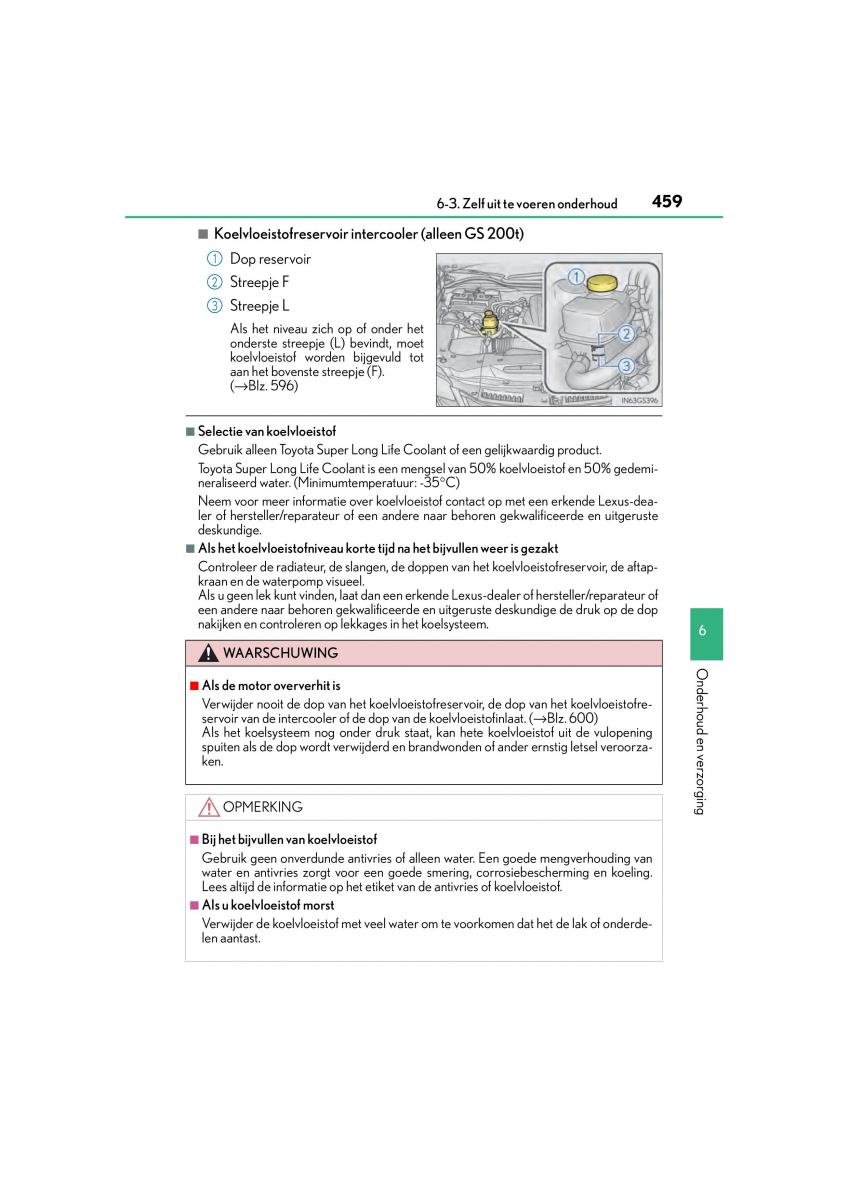 Lexus GS F IV 4 handleiding / page 459