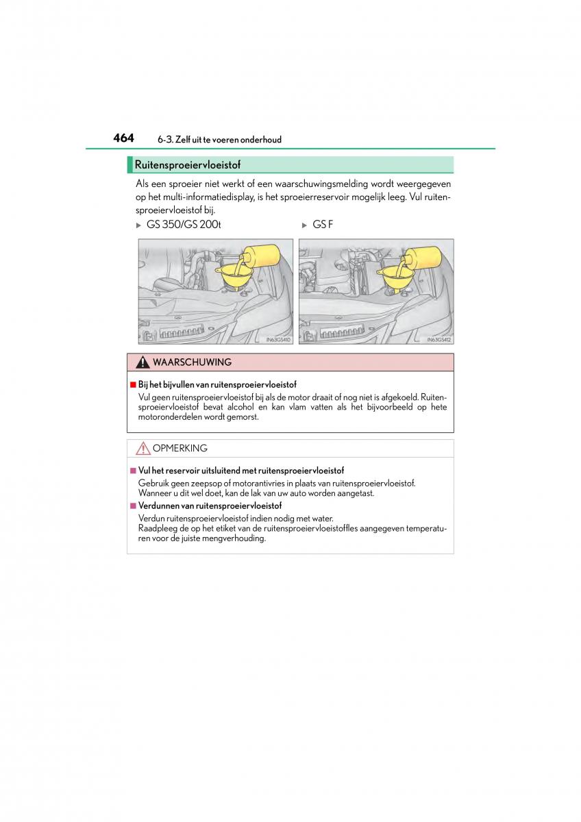 Lexus GS F IV 4 handleiding / page 464