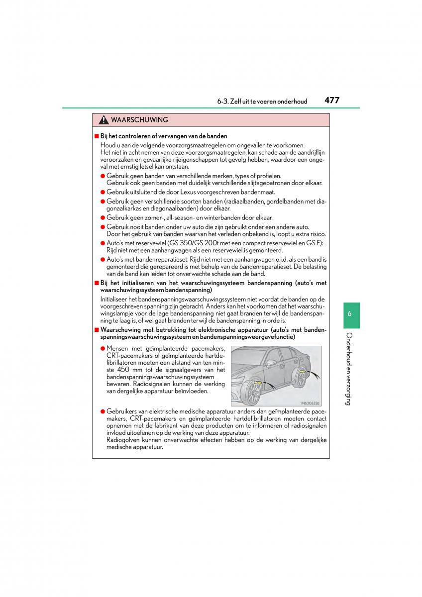Lexus GS F IV 4 handleiding / page 477