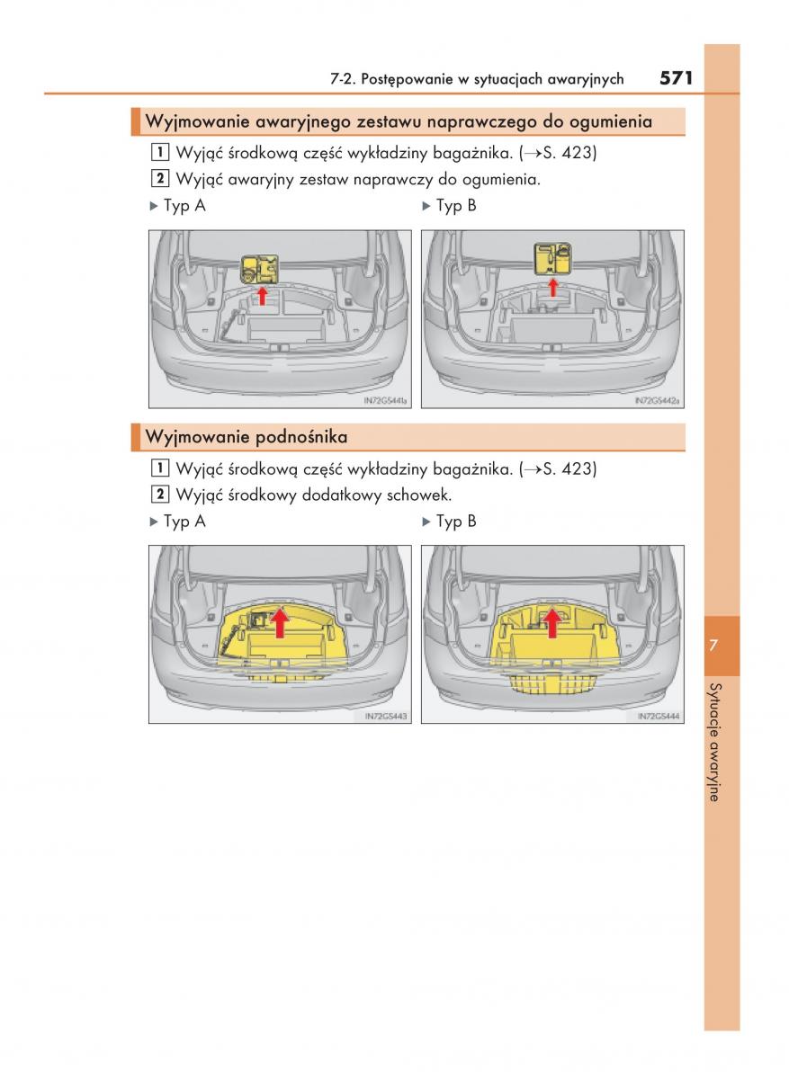 Lexus GS F IV 4 instrukcja obslugi / page 571