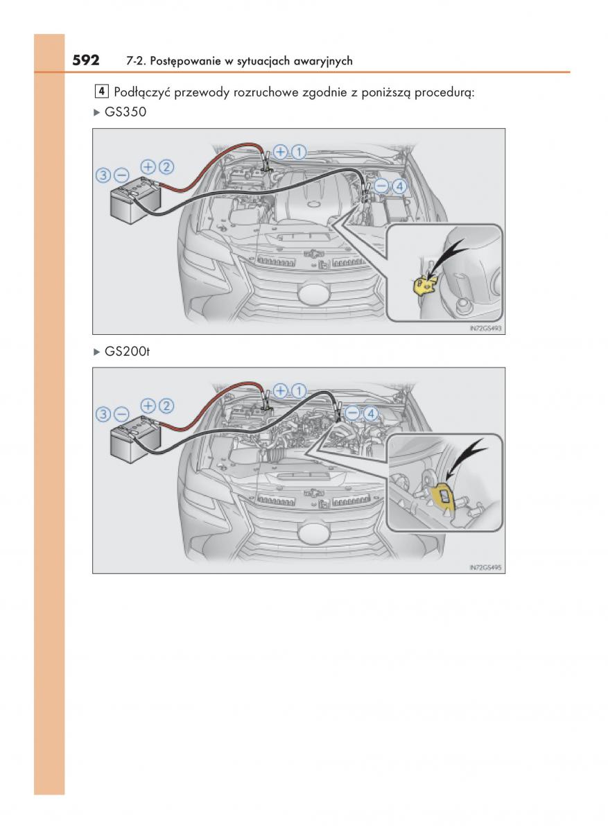 Lexus GS F IV 4 instrukcja obslugi / page 592