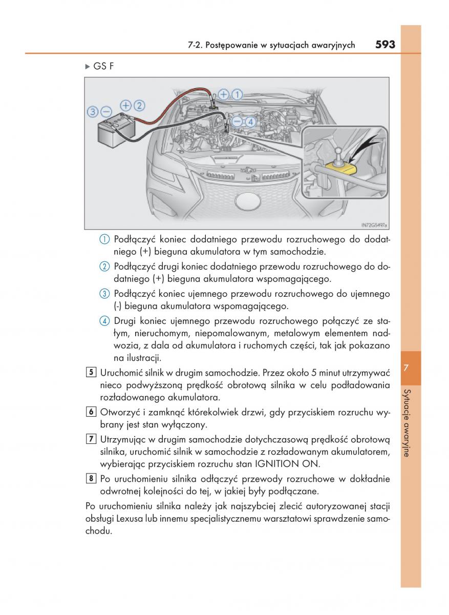 Lexus GS F IV 4 instrukcja obslugi / page 593