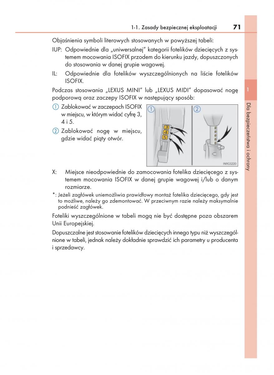 Lexus GS F IV 4 instrukcja obslugi / page 71