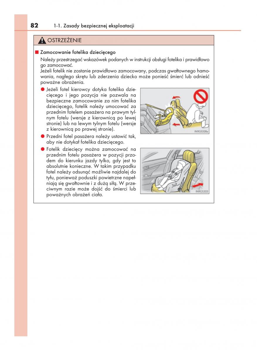 Lexus GS F IV 4 instrukcja obslugi / page 82