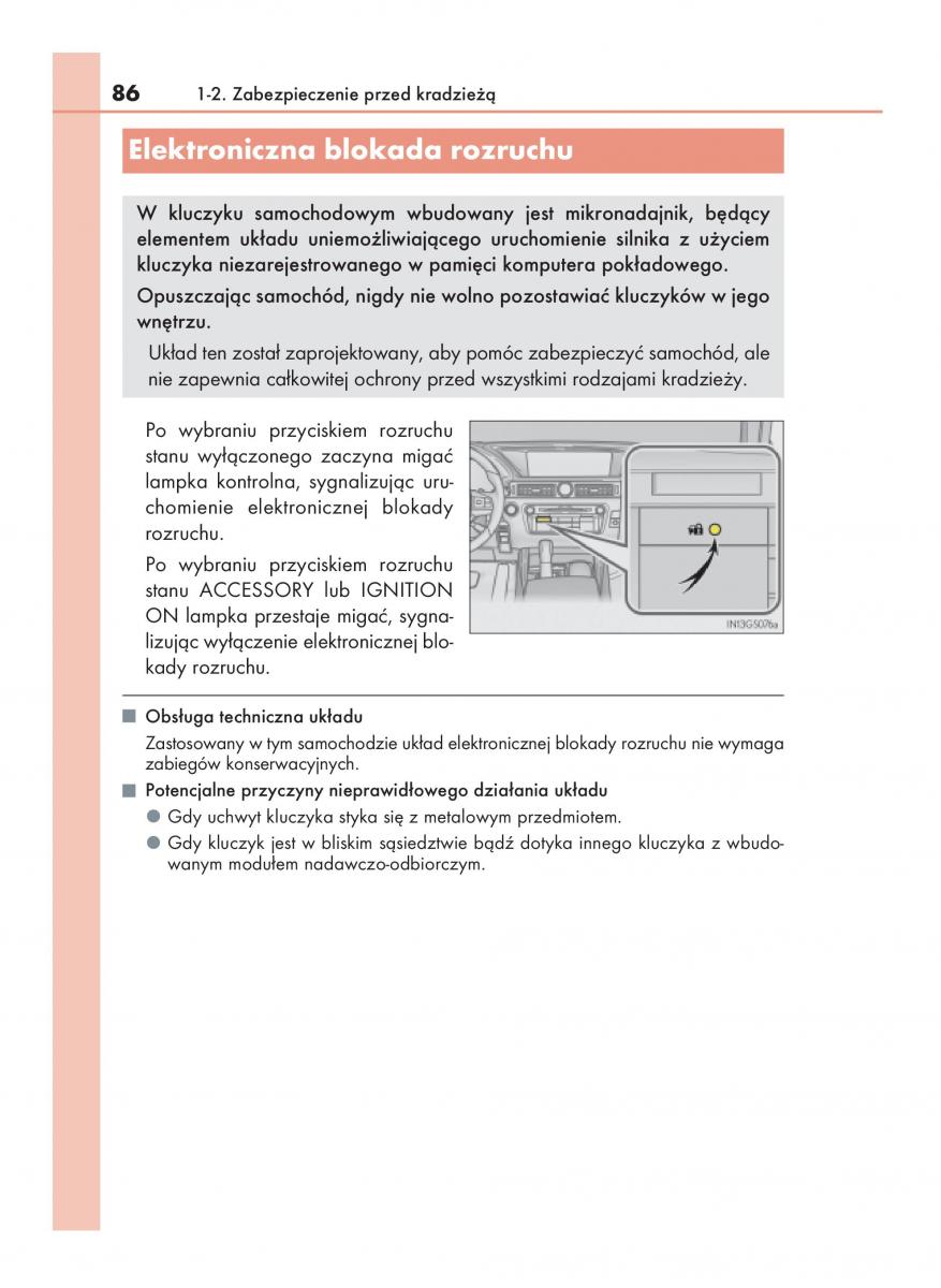 Lexus GS F IV 4 instrukcja obslugi / page 86