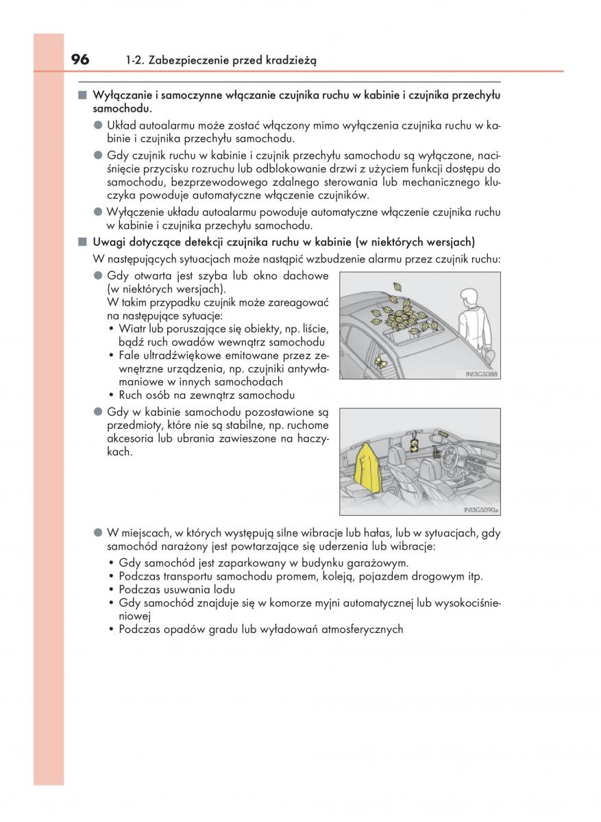 Lexus GS F IV 4 instrukcja obslugi / page 96