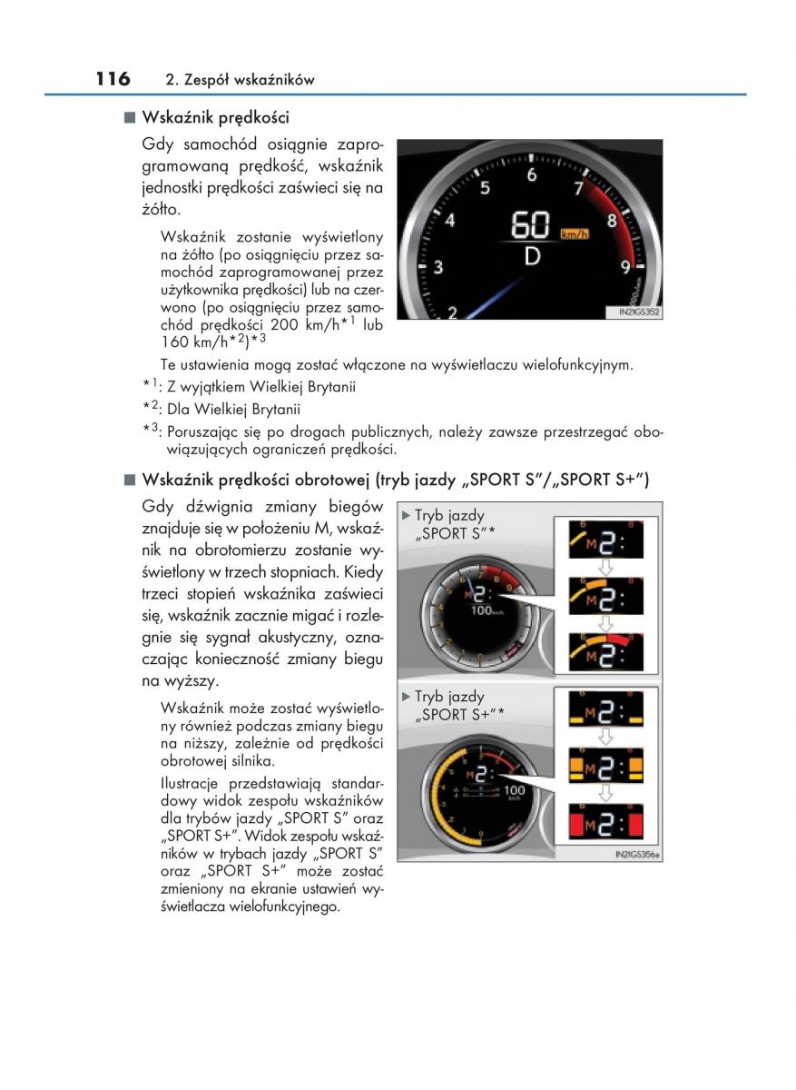 Lexus GS F IV 4 instrukcja obslugi / page 116