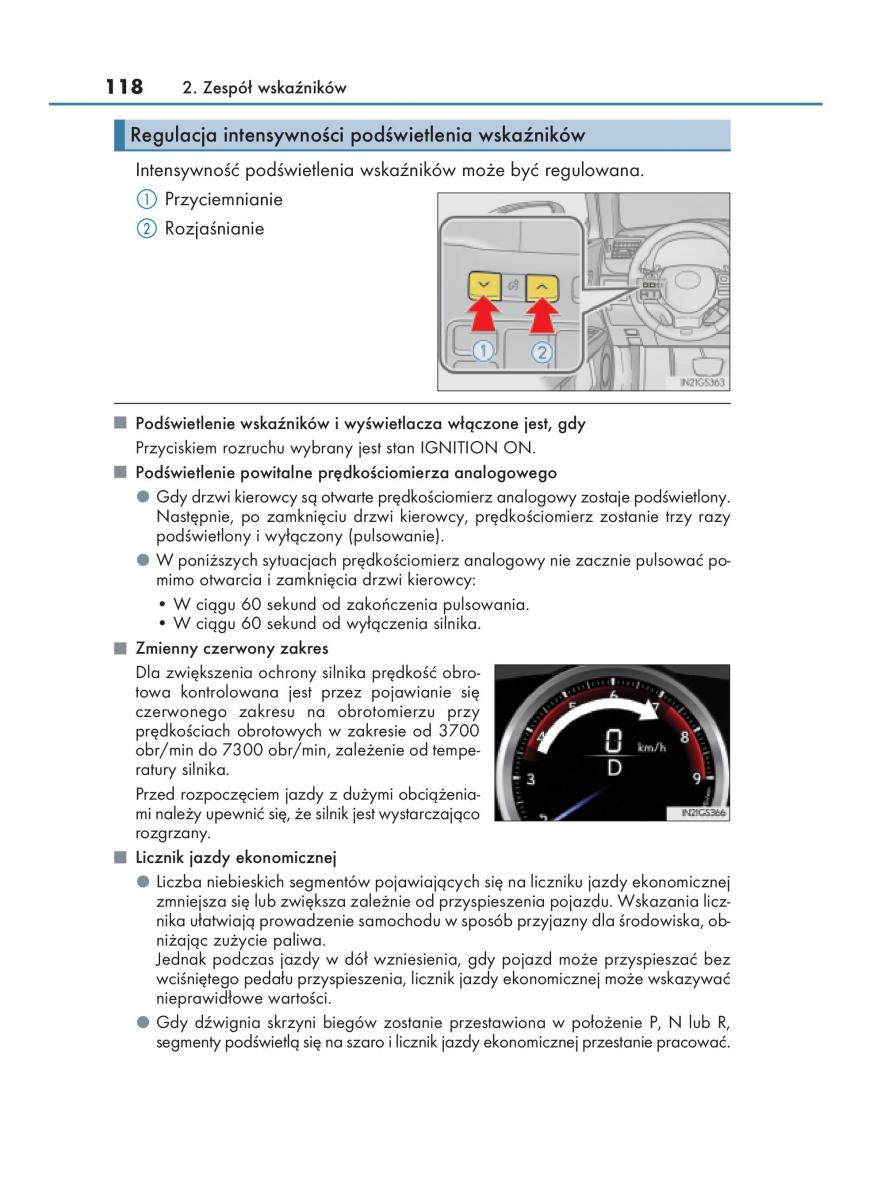 Lexus GS F IV 4 instrukcja obslugi / page 118