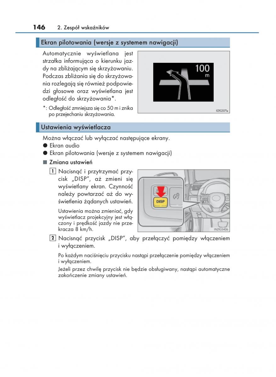 Lexus GS F IV 4 instrukcja obslugi / page 146