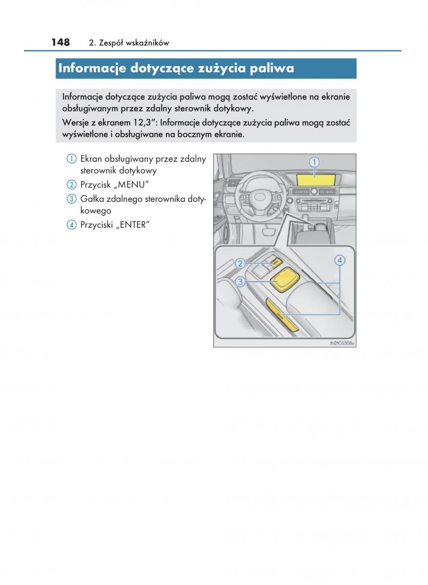 Lexus GS F IV 4 instrukcja obslugi / page 148