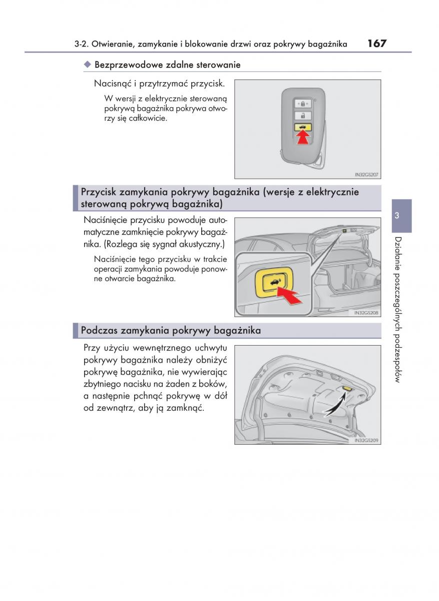 Lexus GS F IV 4 instrukcja obslugi / page 167