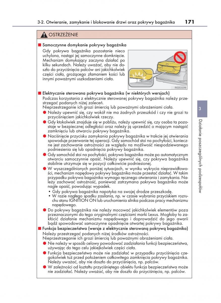 Lexus GS F IV 4 instrukcja obslugi / page 171