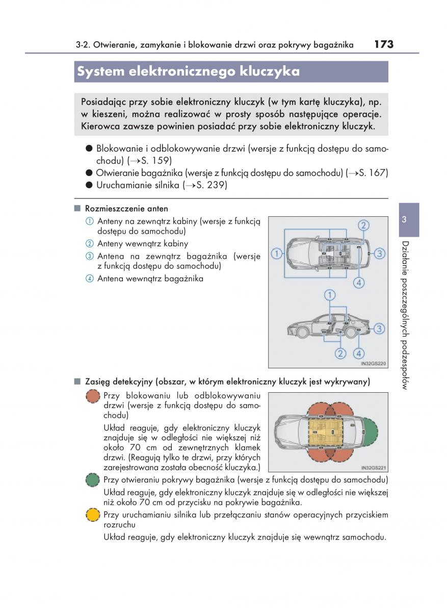 Lexus GS F IV 4 instrukcja obslugi / page 173