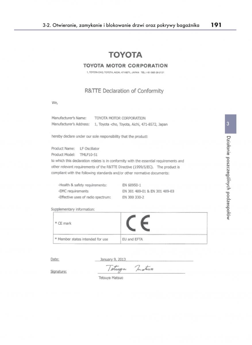 Lexus GS F IV 4 instrukcja obslugi / page 191