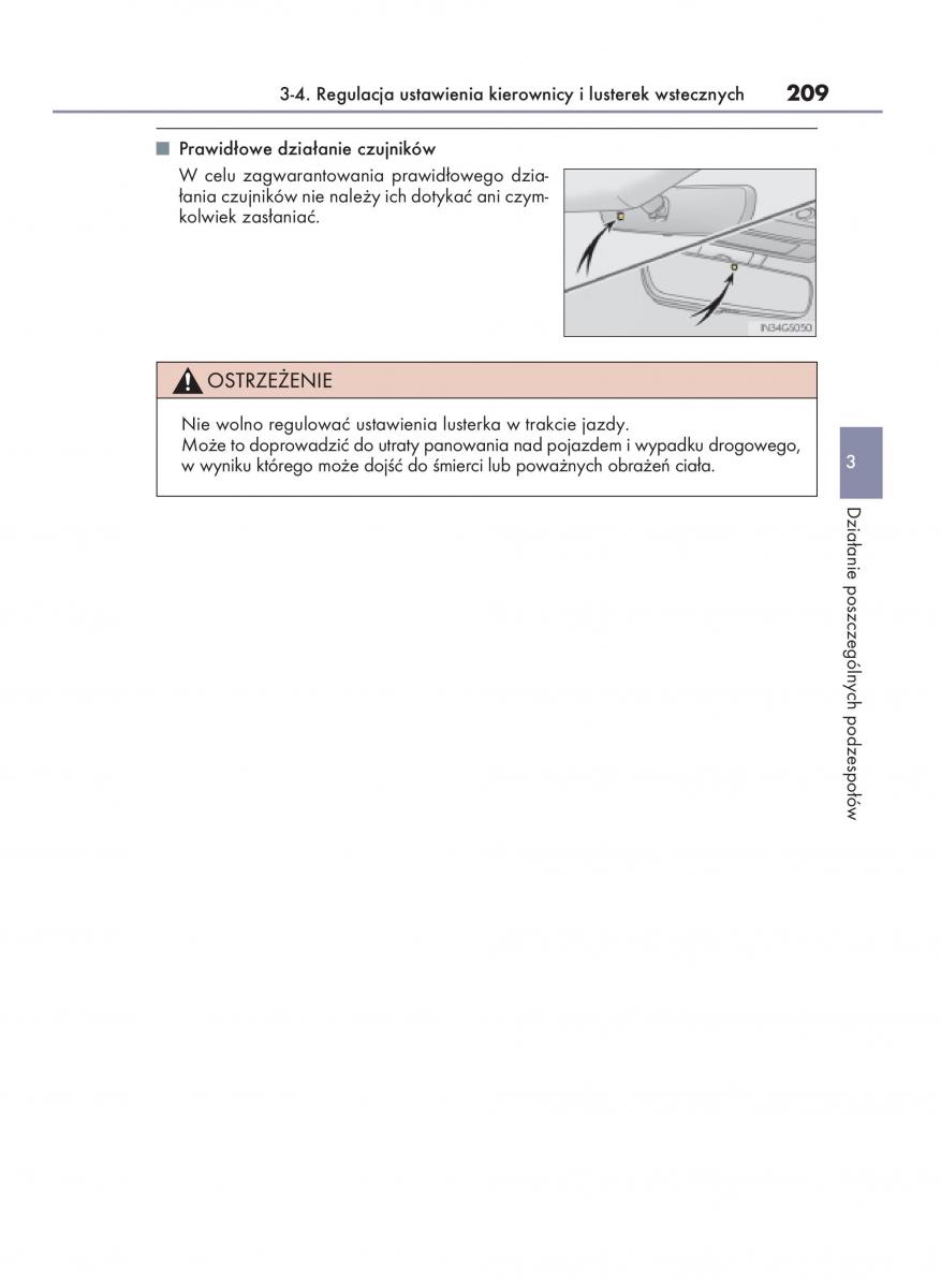 Lexus GS F IV 4 instrukcja obslugi / page 209