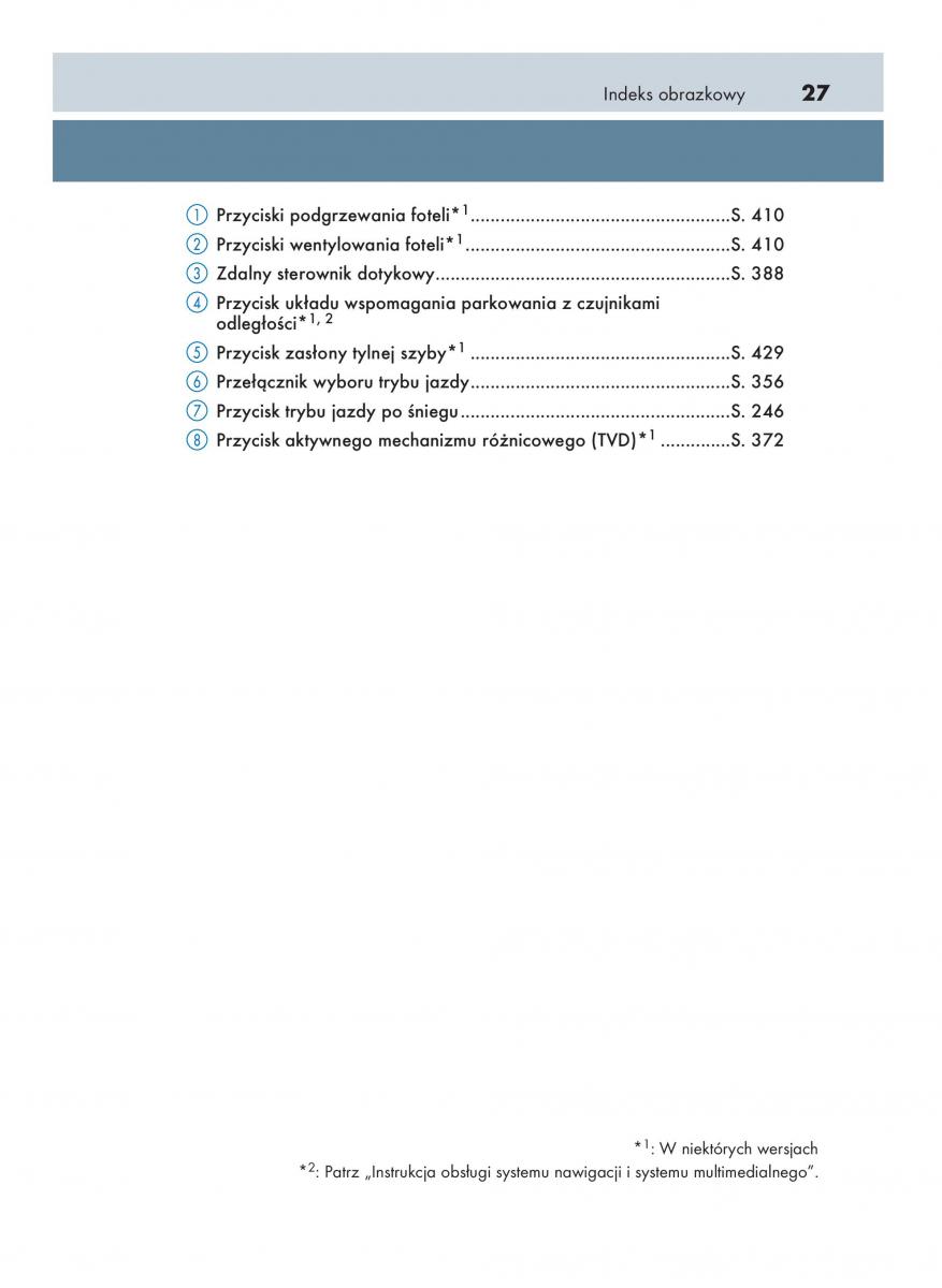 Lexus GS F IV 4 instrukcja obslugi / page 27