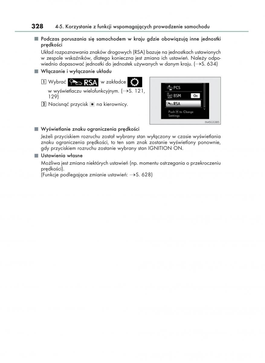 Lexus GS F IV 4 instrukcja obslugi / page 328