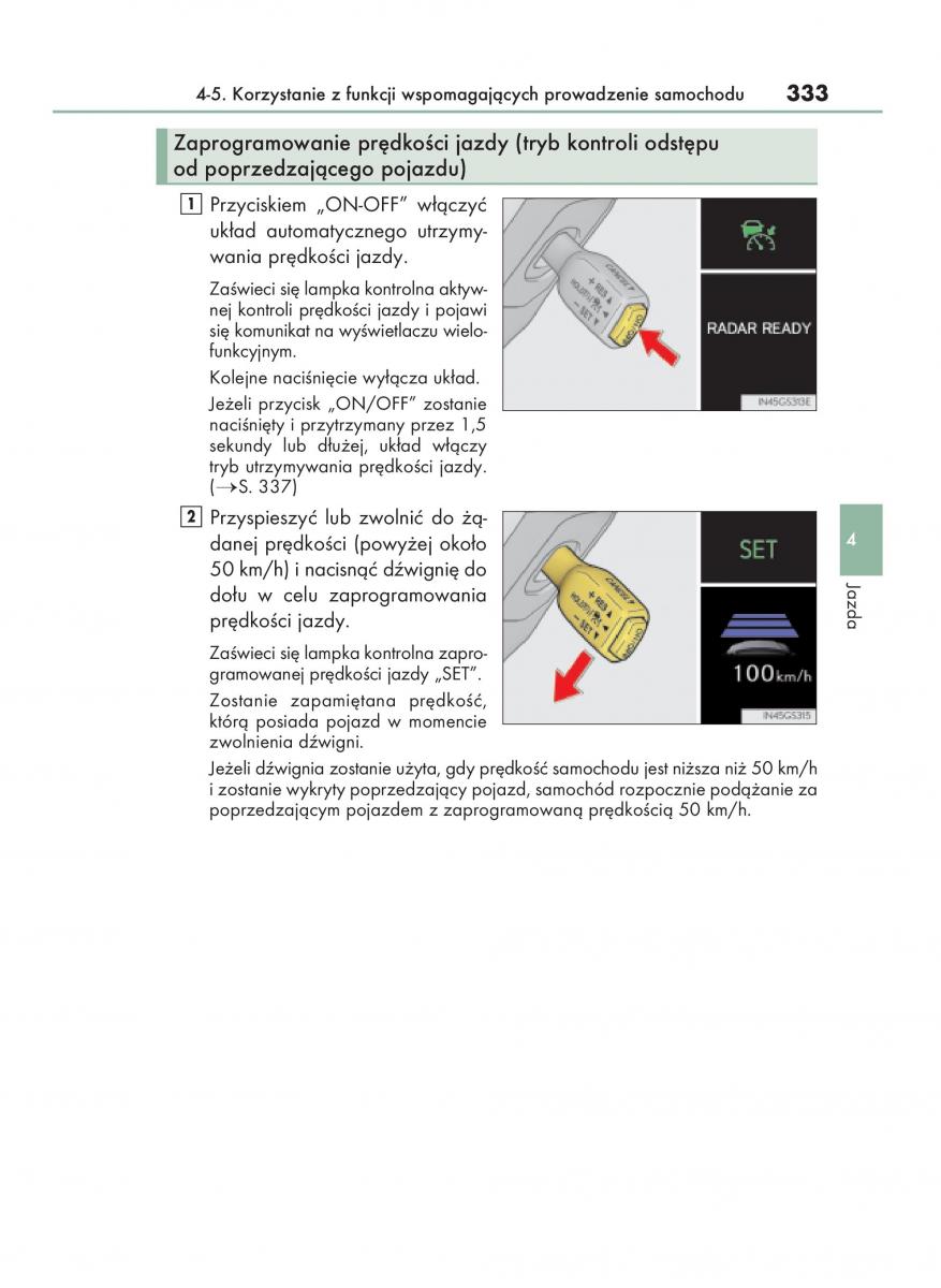 Lexus GS F IV 4 instrukcja obslugi / page 333