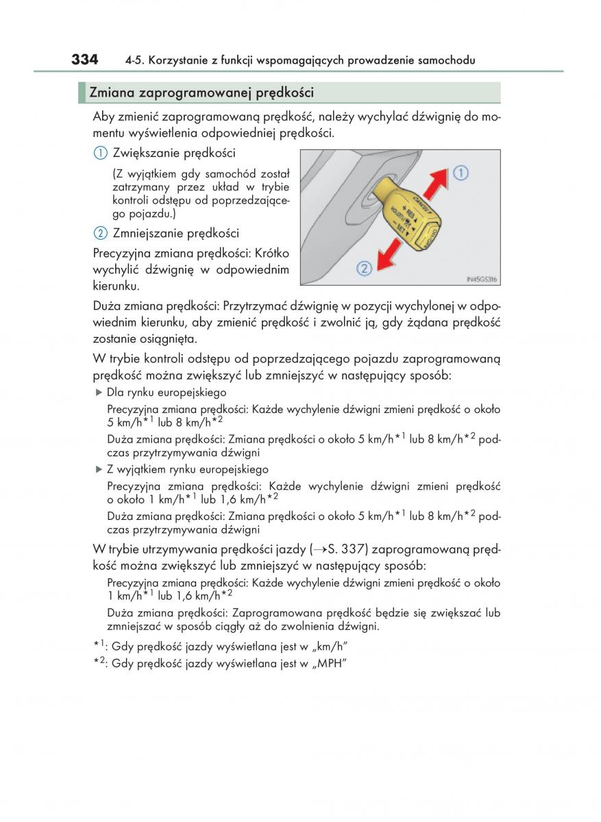 Lexus GS F IV 4 instrukcja obslugi / page 334