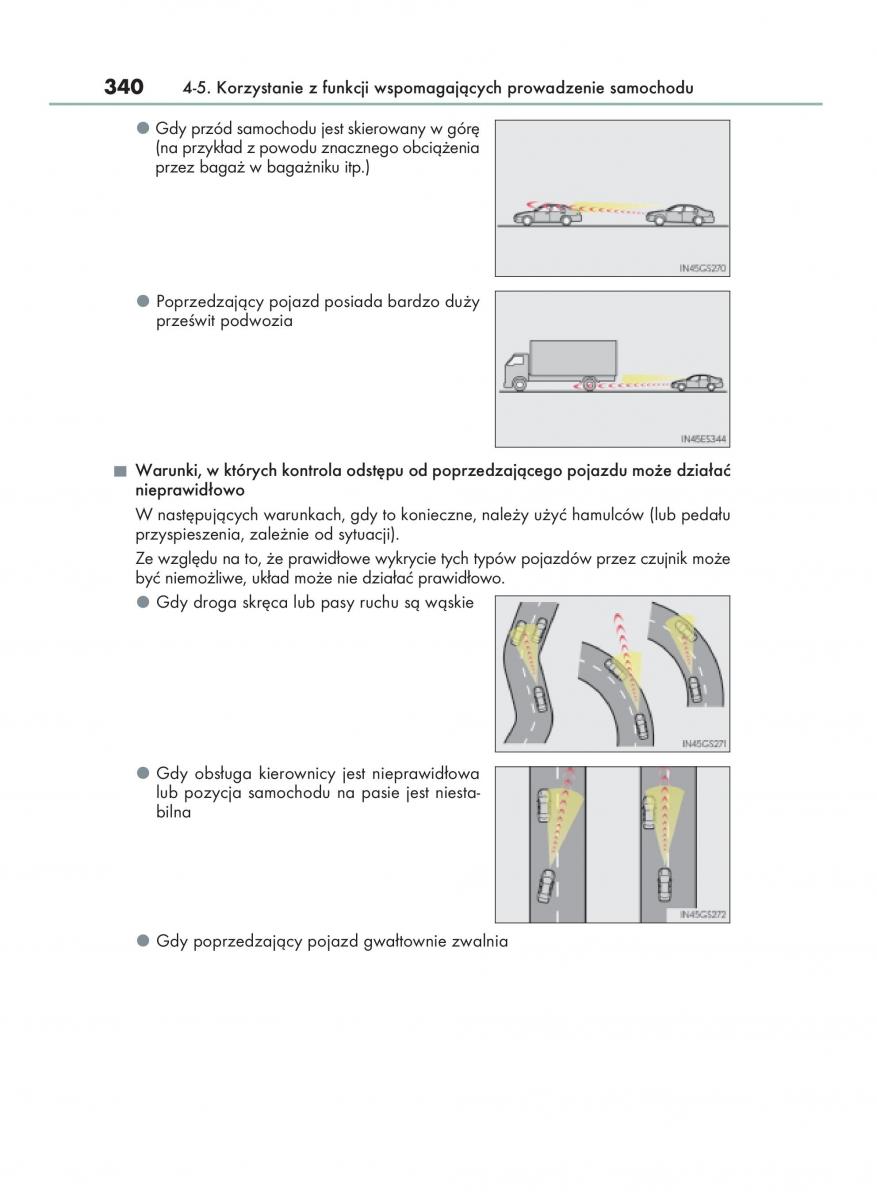 Lexus GS F IV 4 instrukcja obslugi / page 340