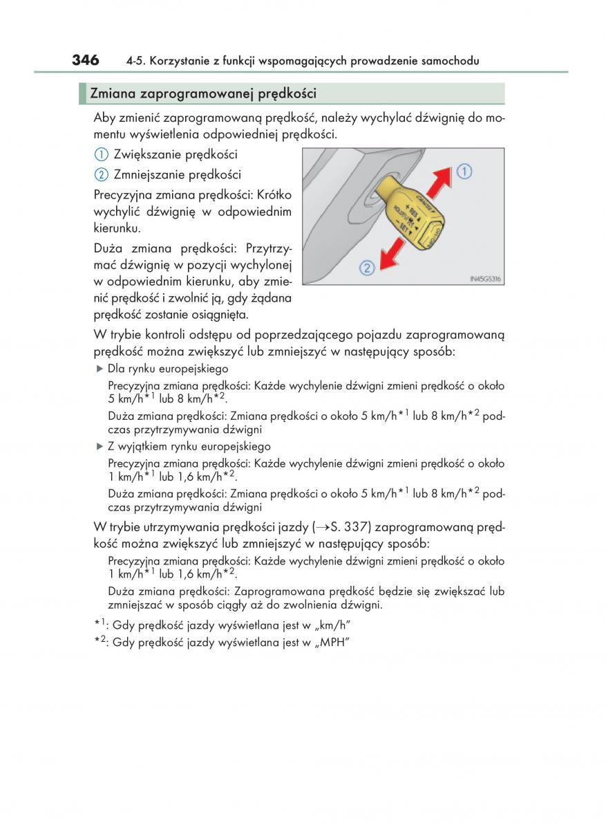 Lexus GS F IV 4 instrukcja obslugi / page 346
