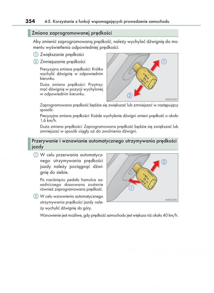 Lexus GS F IV 4 instrukcja obslugi / page 354
