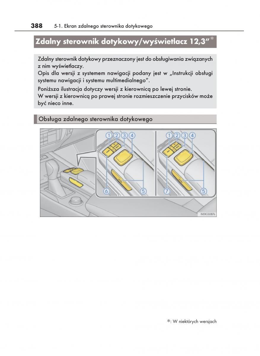 Lexus GS F IV 4 instrukcja obslugi / page 388