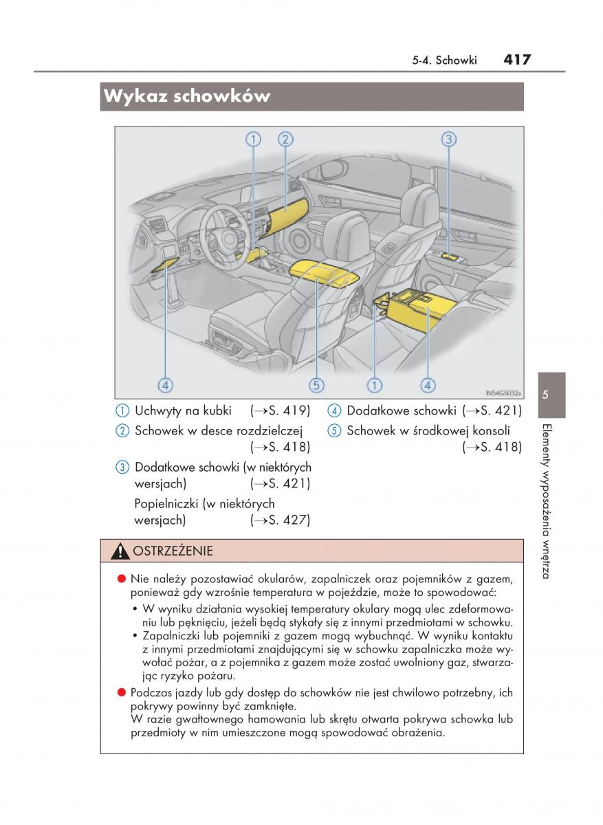 Lexus GS F IV 4 instrukcja obslugi / page 417