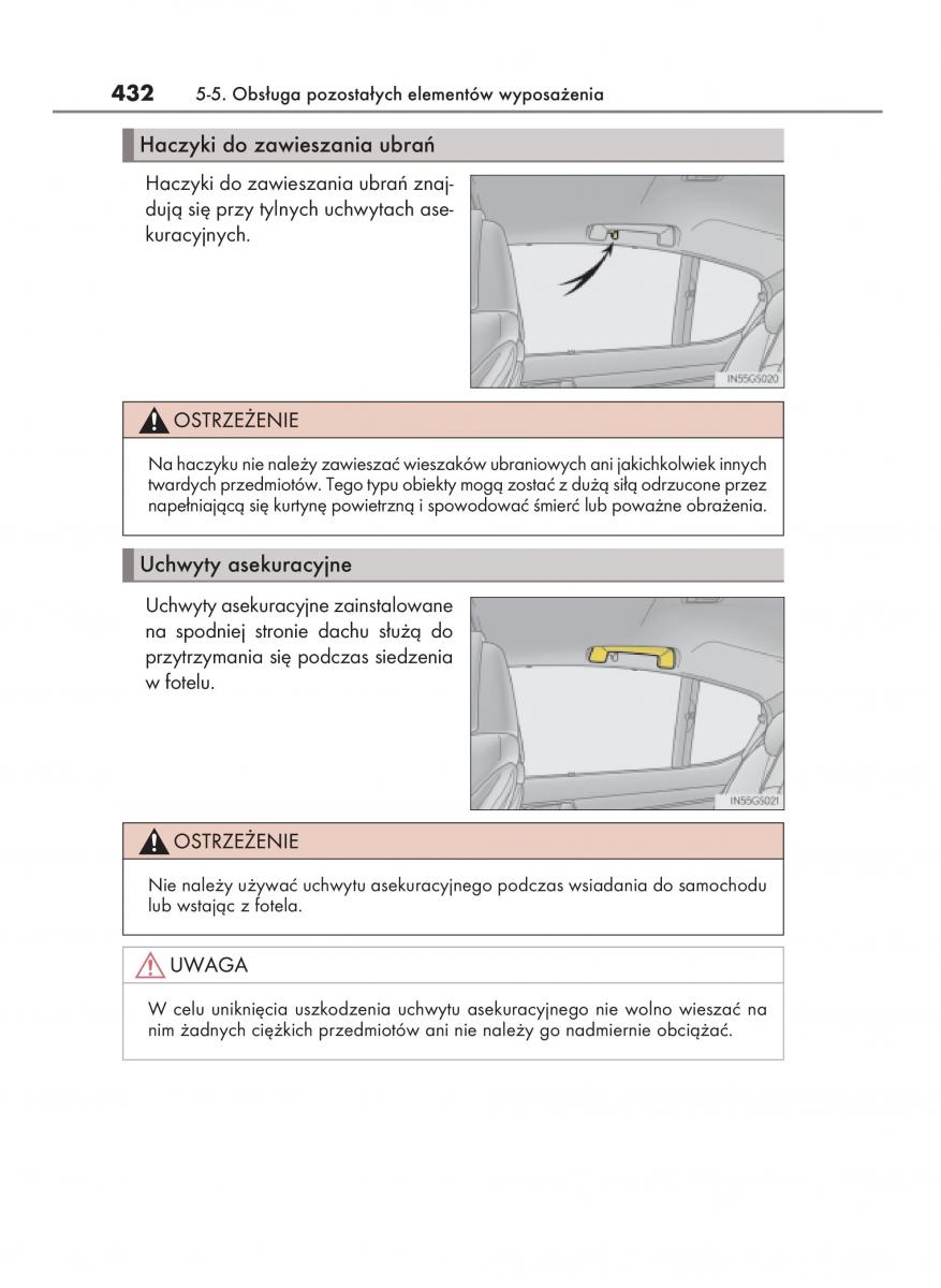 Lexus GS F IV 4 instrukcja obslugi / page 432