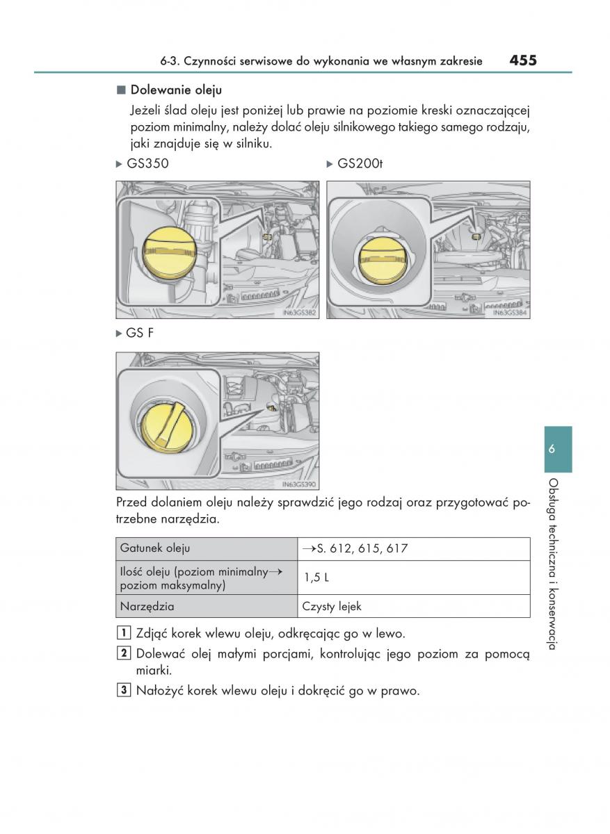 Lexus GS F IV 4 instrukcja obslugi / page 455