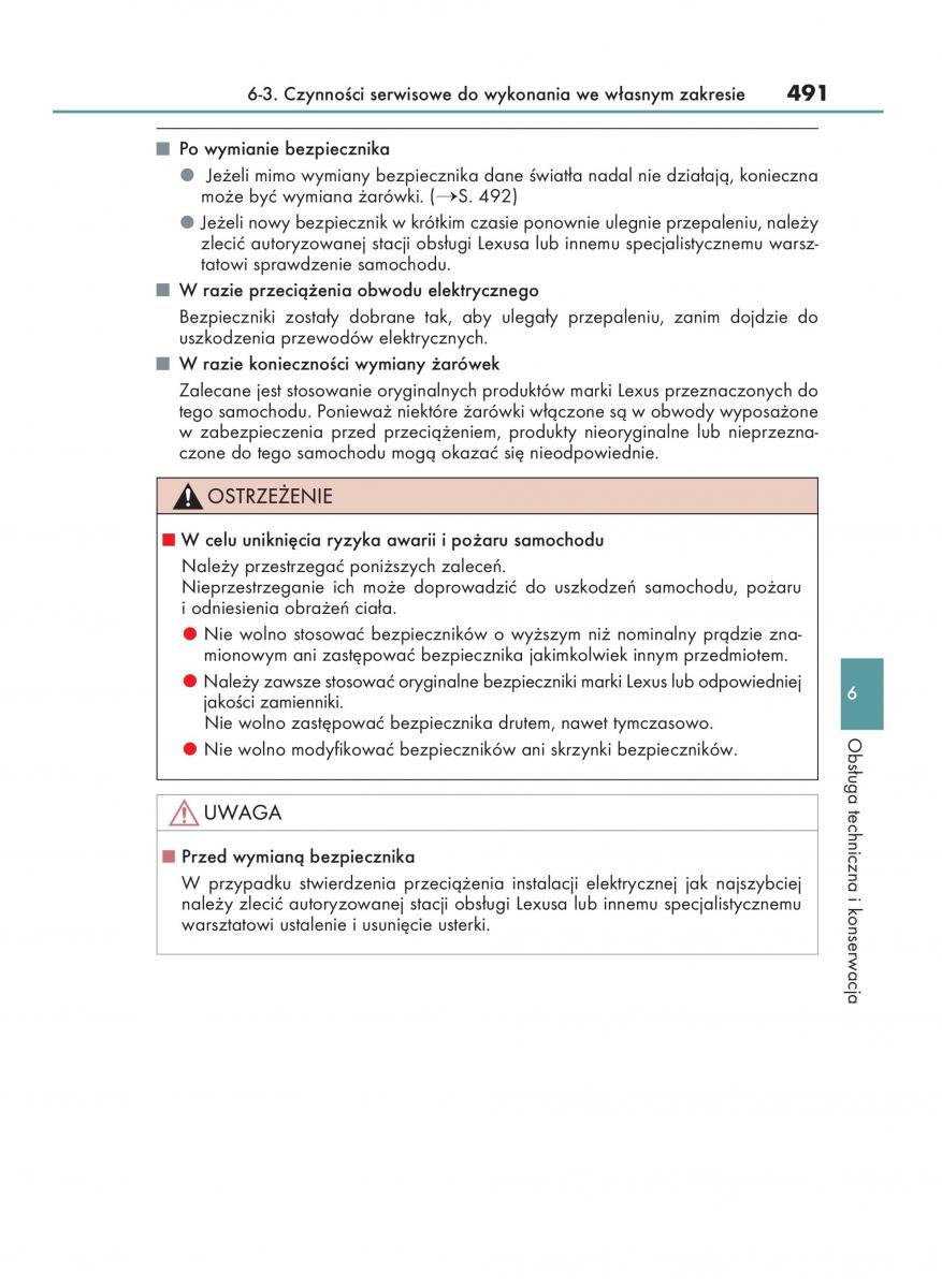 Lexus GS F IV 4 instrukcja obslugi / page 491
