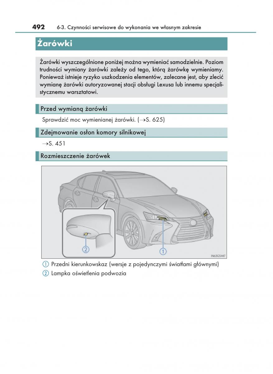 Lexus GS F IV 4 instrukcja obslugi / page 492