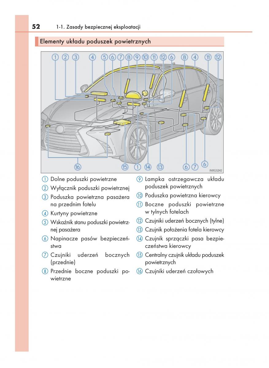 Lexus GS F IV 4 instrukcja obslugi / page 52