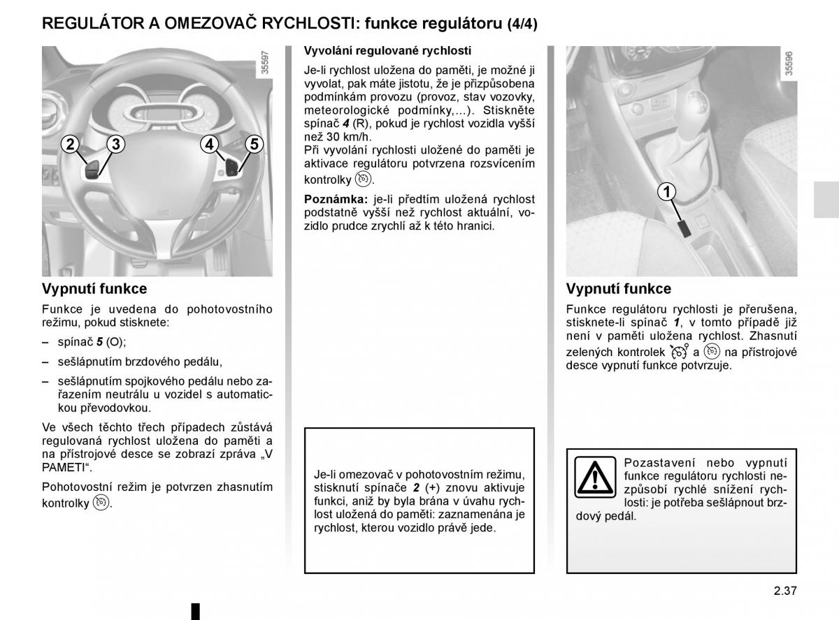 Renault Clio IV 4 navod k obsludze / page 129