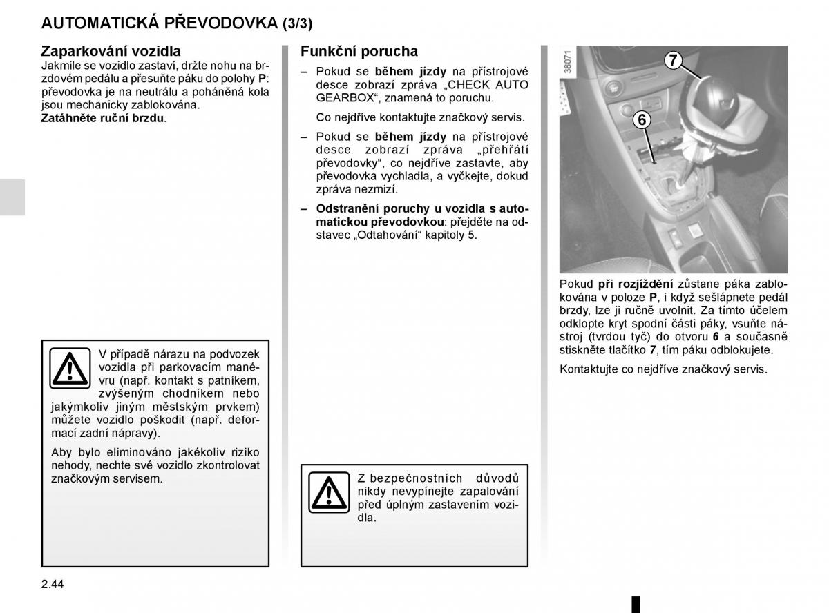 Renault Clio IV 4 navod k obsludze / page 136