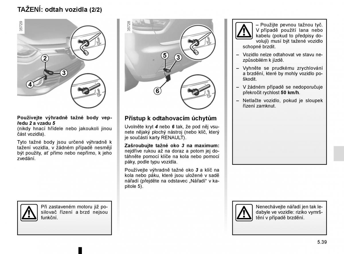 Renault Clio IV 4 navod k obsludze / page 223