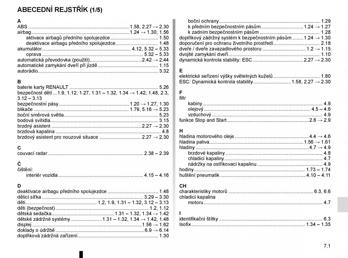 Renault Clio IV 4 navod k obsludze / page 251