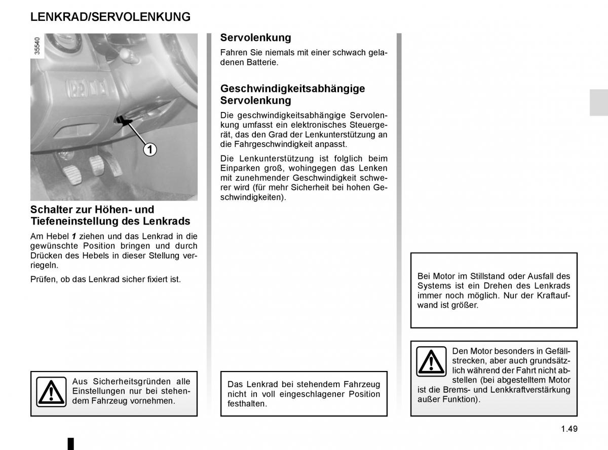 Renault Clio IV 4 Handbuch / page 55