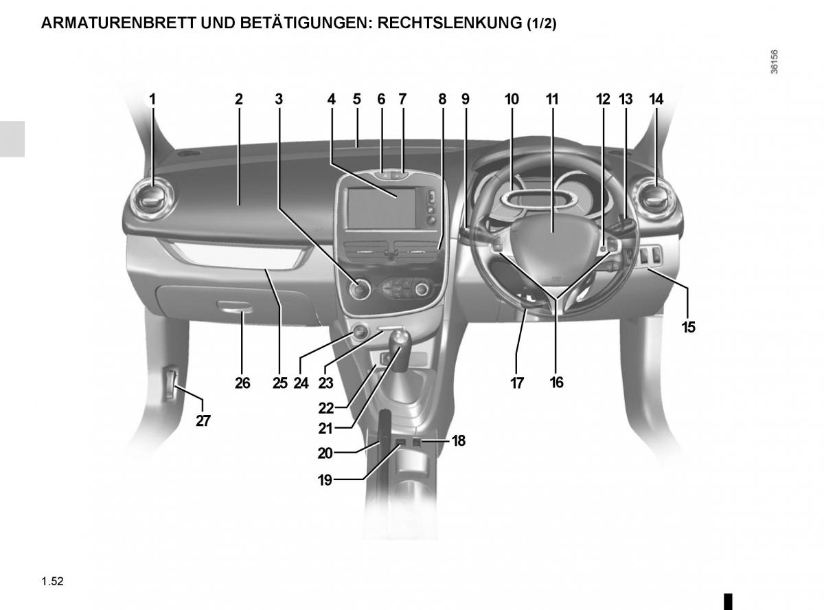 Renault Clio IV 4 Handbuch / page 58