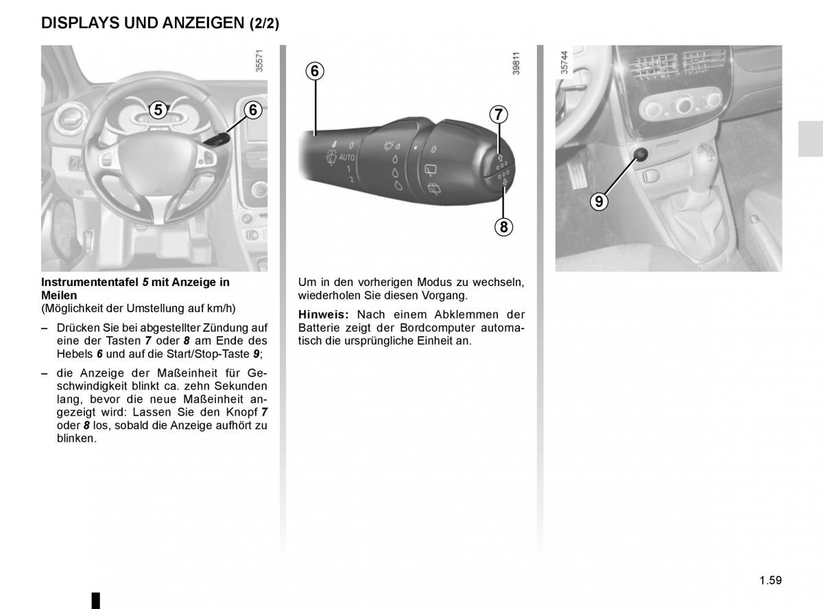 Renault Clio IV 4 Handbuch / page 65