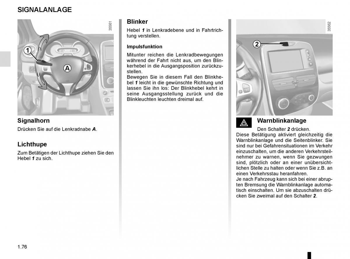 Renault Clio IV 4 Handbuch / page 82