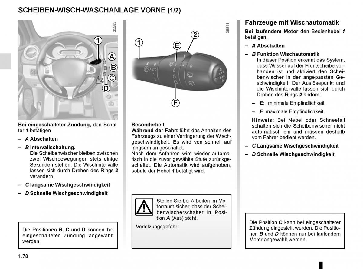 Renault Clio IV 4 Handbuch / page 84