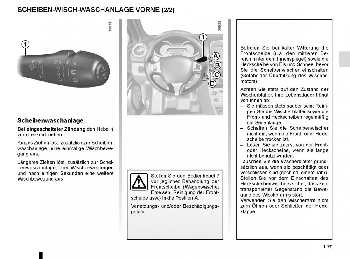 Renault Clio IV 4 Handbuch / page 85