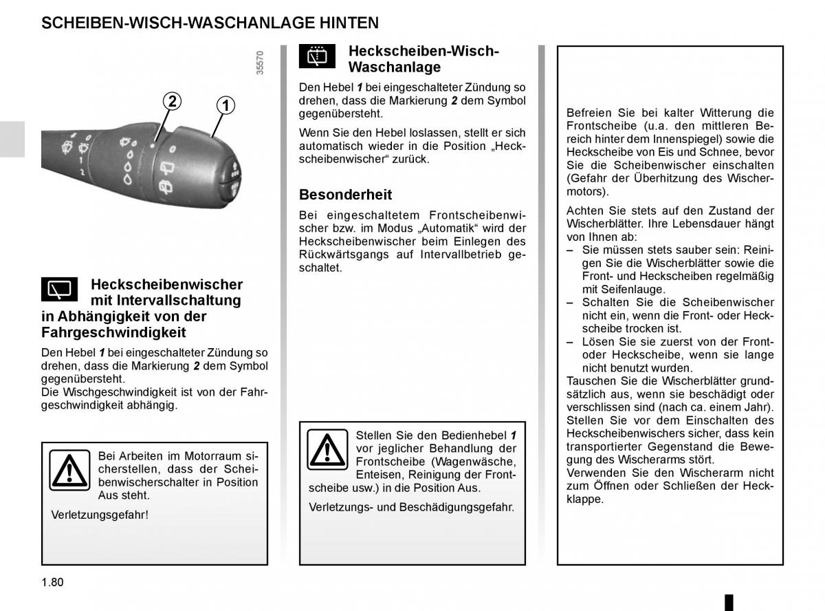 Renault Clio IV 4 Handbuch / page 86