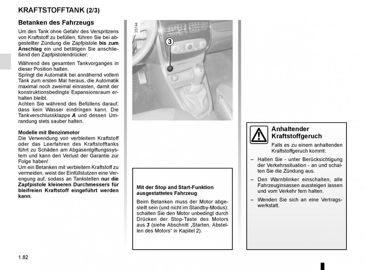 Renault Clio IV 4 Handbuch / page 88