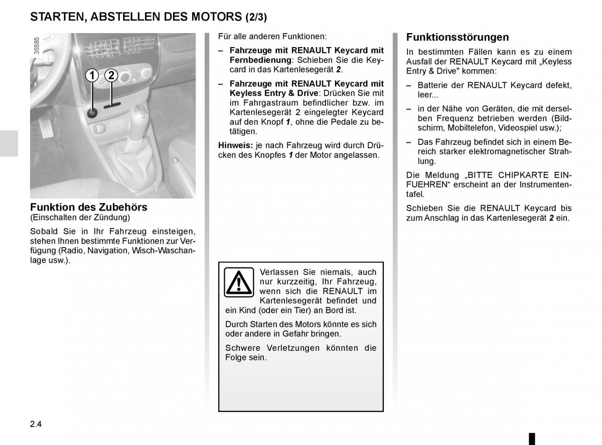 Renault Clio IV 4 Handbuch / page 94