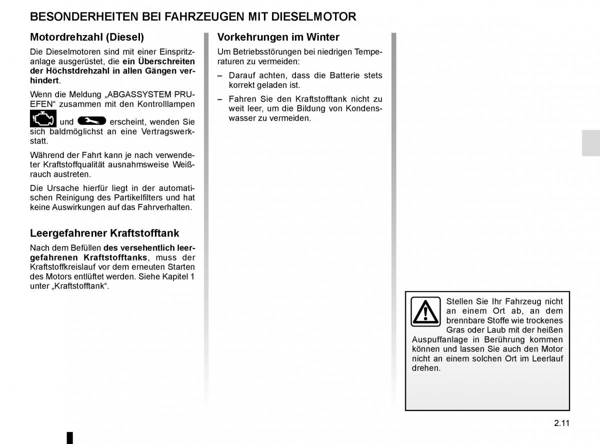 Renault Clio IV 4 Handbuch / page 101