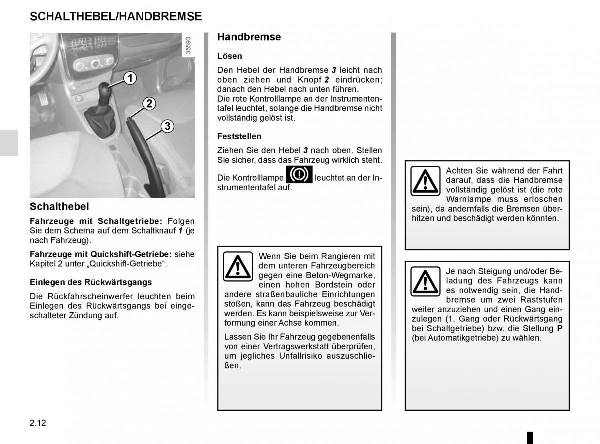 Renault Clio IV 4 Handbuch / page 102