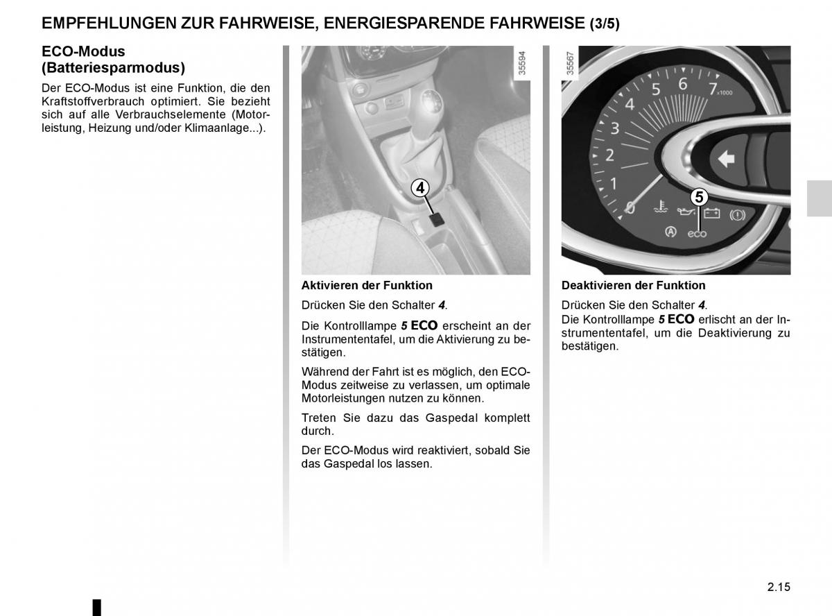 Renault Clio IV 4 Handbuch / page 105